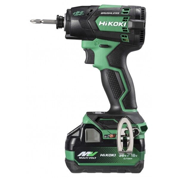 HiKOKI(ハイコーキ) 18V 静音インパクトドライバ フルセット(バッテリー2個) WHP18DA(2XPZ) 1台...