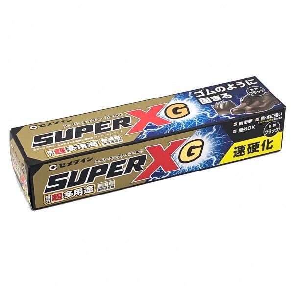 セメダイン スーパーXゴールド ブラック 135ml AX-270 1個
