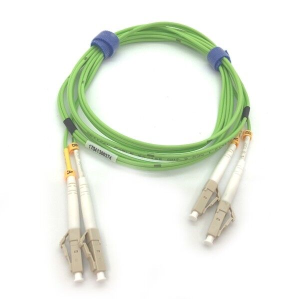 光昭 両端LCコネクタ付光パッチコード 若草色 HKB-LCLC5-01L 1m