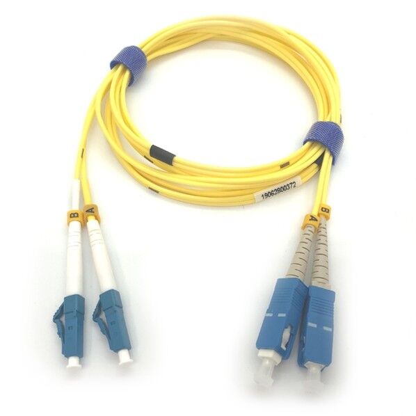 光昭 片端SC/片端LCコネクタ付光パッチコード 黄色 HKB-SCLC1-02L 2m