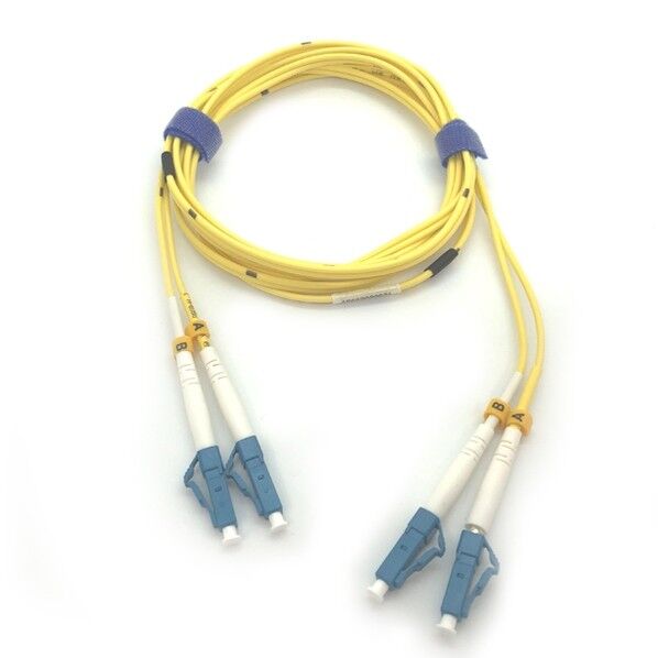 光昭 両端LCコネクタ付光パッチコード 黄色 HKB-LCLC1-02L 2m