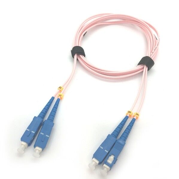 光昭 両端SCコネクタ付光パッチコード 桃色 HKB-SCSCTA5-10L 10m