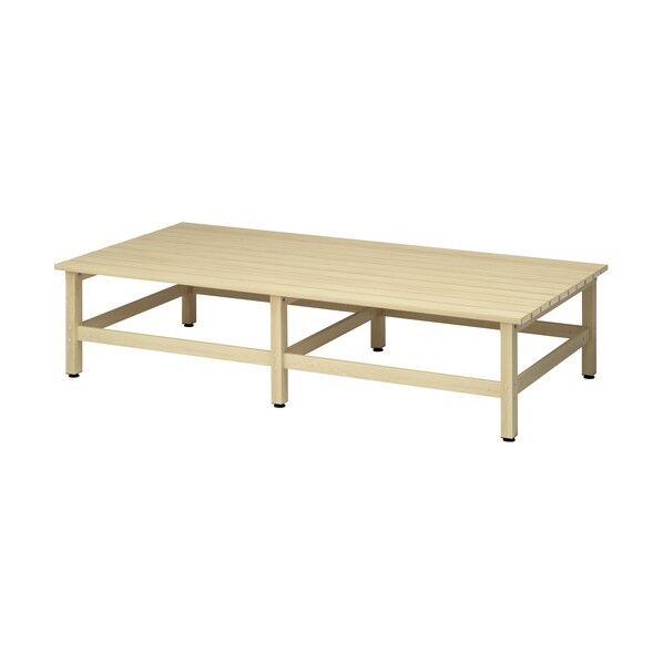 タカショー デッキ・タイル用品　美ＷＯＯＤデッキ　９０×１８０　ミルキーウッド BEW-D918MW 1台...