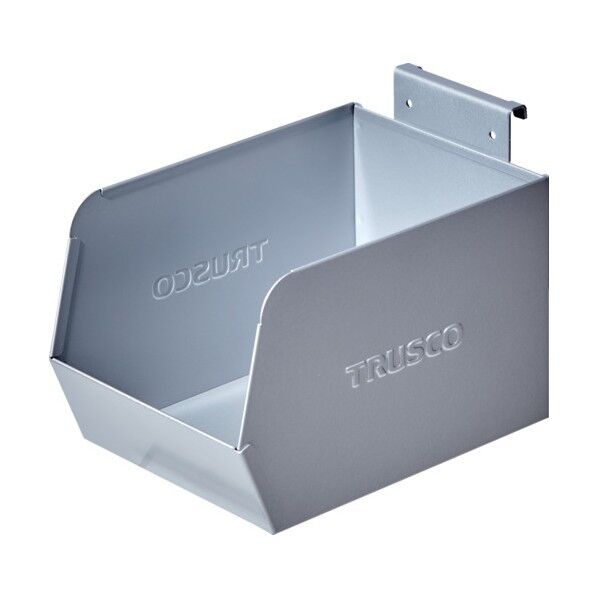 TRUSCO パンチングパネル用スチールコンテナ 大 シルバー SFBOX-2-SV 1個