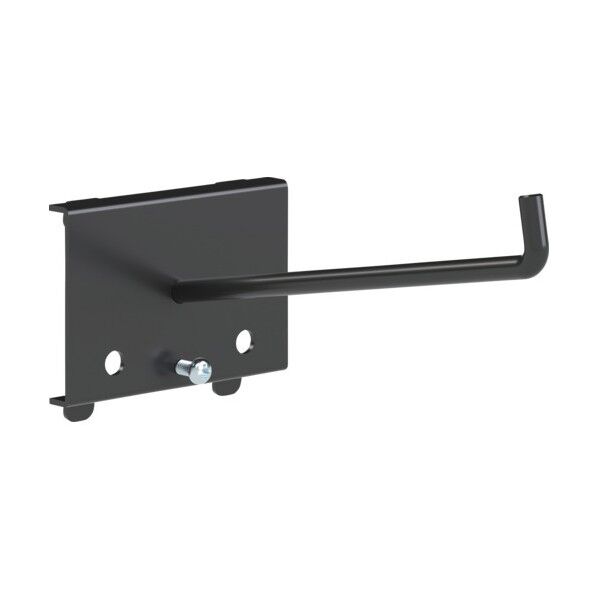 TRUSCO パンチングパネル用工具フック1本爪ロング 黒 SF-1L-BK 1個