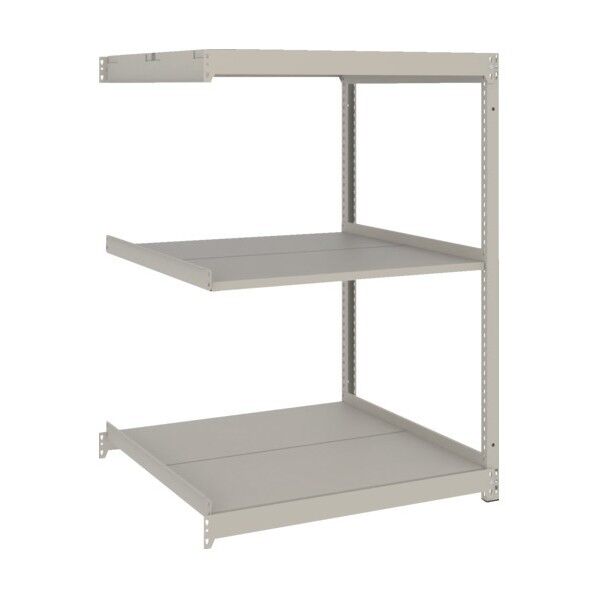TRUSCO スチールラック 薄板ラック(棚板分割タイプ、耐荷重100Kg)900×875×H1200 3段連結 UL-4393B 1台