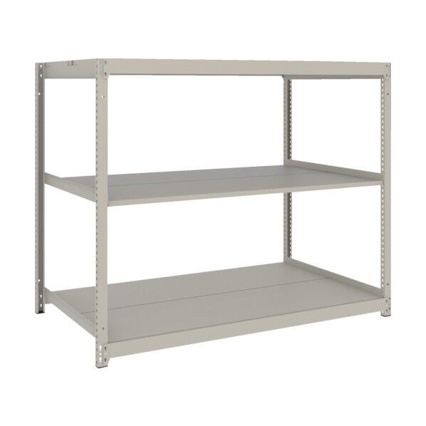TRUSCO スチールラック 薄板ラック（棚板分割タイプ、耐荷重100Kg）1800×875×H1200 3段単体 UL-4693 1台