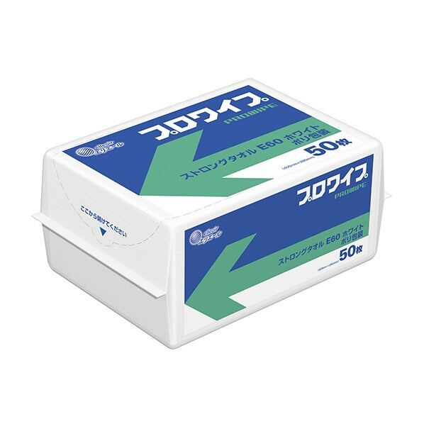 プロワイプ・ストロングタオルE60 2-1620-04 50枚