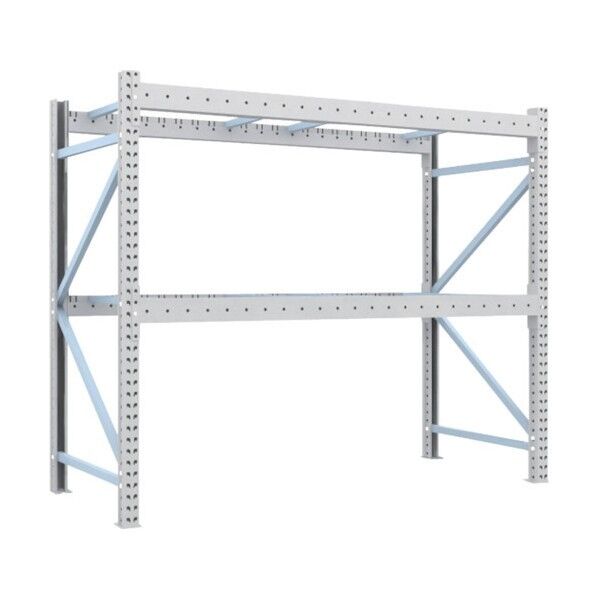  重量パレットラック3トン 2300X1000XH2000 2段 単体 3D-20B23-10-2 1点...