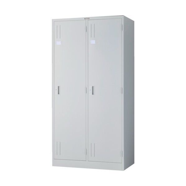  スタンダードロッカー 2人用ワイド オフホワイト 900X515XH1790 WL27W 1点...