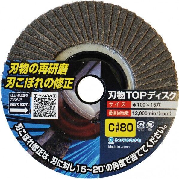 刃物TOPディスク C60 100X15mm T004 1