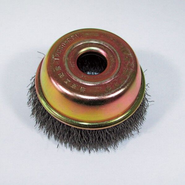 エアー用鋼線カップブラシ75x16