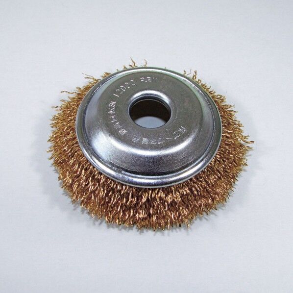エアー用鋼線メッキベベルブラシ100x16
