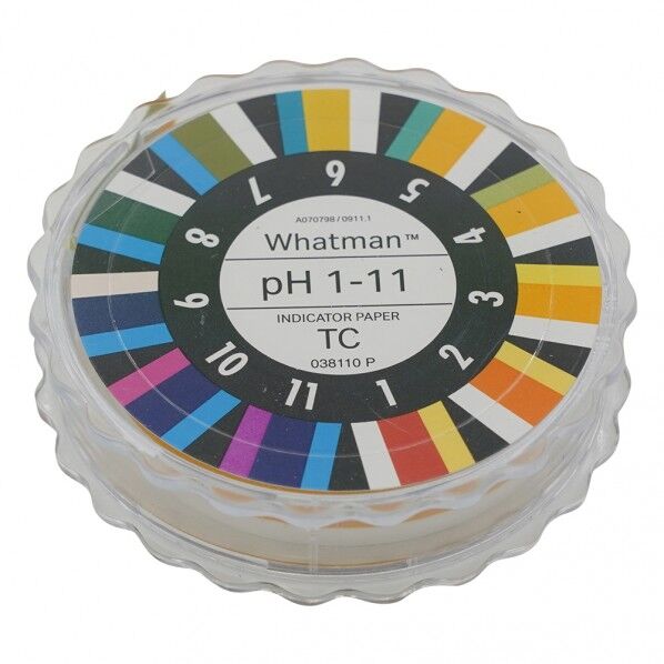 PH試験紙 pH測定領域:1～11(ロールタイプ) 2-340-09 1