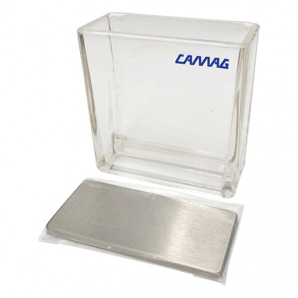 二層式展開槽［022-5155］HPTLCプレート用 100×100mm 2-4595-01 1