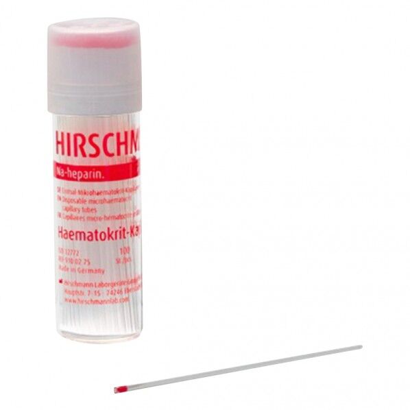 EMマイスターヘマトクリット毛細管ヘパリン処理 2-454-21 1000本