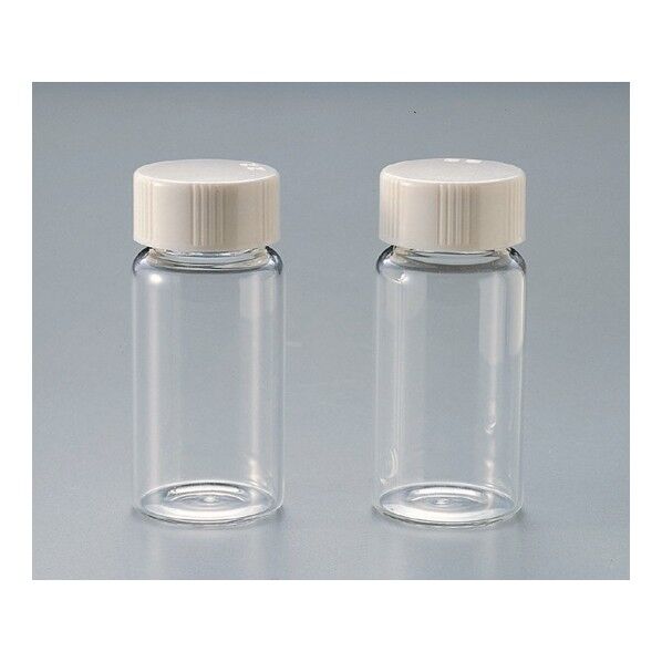 カウンティングバイアル (ガラス製) ユリアキャップ/ポリシールコーンパッキン 2-4528-03 500本