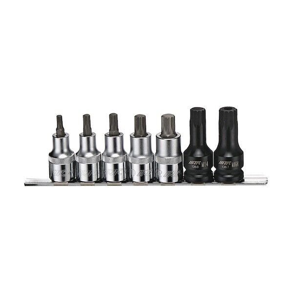 JTC Auto Tools 12Pビットソケットセット JTCH407M 1セット...