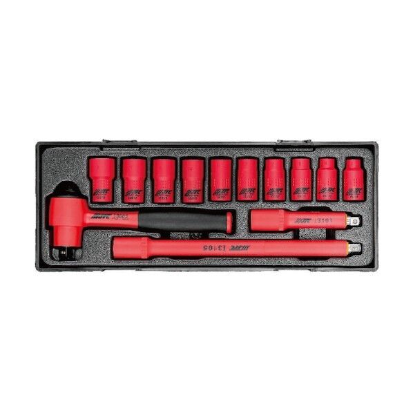 JTC Auto Tools 13PCS 絶縁ソケットセット 9.5mm JTCK9131   1セット