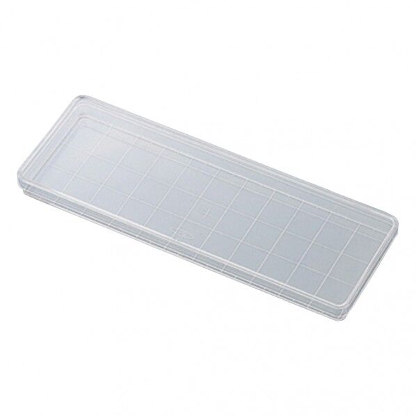 角型透明ディッシュ 角1号 235×85×16mm 2-5316-01 10枚