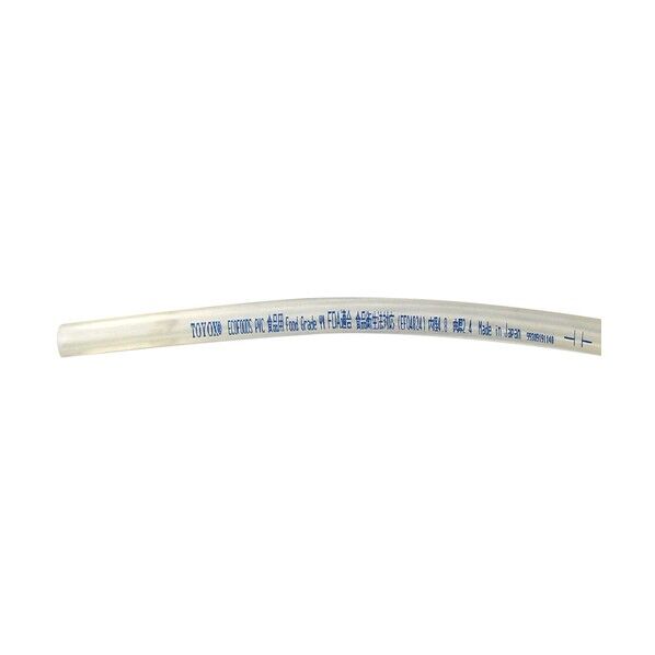 食品用 ローラーポンプチューブ(塩ビ製) エコフーズPVC 内径3.2mm×外径6.4mm 長さ20m EF-03216 ナチュラル透明 EF-03216 1巻