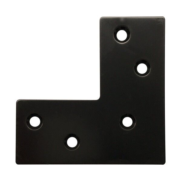  2×4サポート フラットL字 タイプ1 24-LL1-BK 10179095 1個