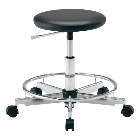 カラフルラウンドチェア(足掛リング有り) LRC-BKR 2-672-01 1