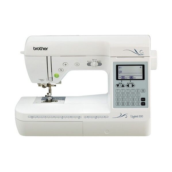 家庭用ミシン リゼレ300 ホワイト 44.4×24.0×30.0 CPH4501 1点