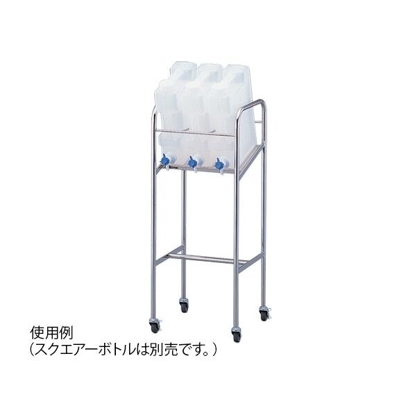 スクエアーボトル用傾斜式スタンド[5TKS] 363×348×920mm 2-7430-01 1
