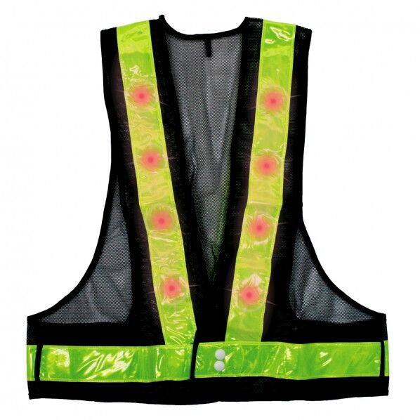 LED 安全反射ベスト 黄色