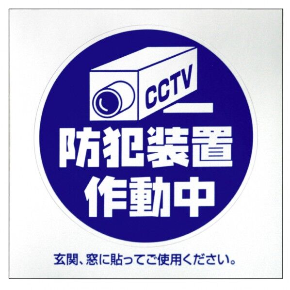 BS-813防犯シール「カメラ」M