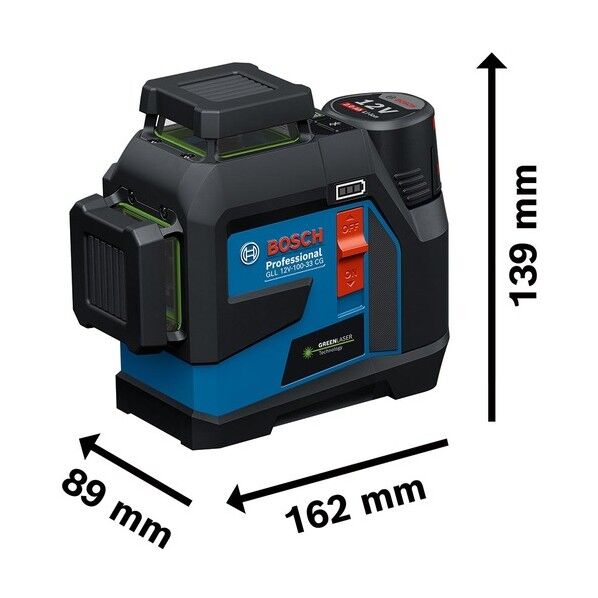  レーザー墨出し器 GLL100-33CG 1台
