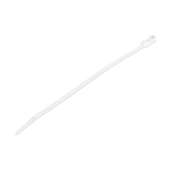 結束バンド/ネジ止め穴付き/ホワイト/長さ21.9cm/幅4mm/ケーブル束の直径52mm CBMZTS10N8 100本...