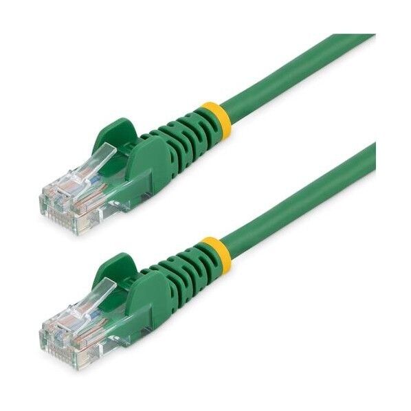 カテゴリ5e LANケーブル/1m/グリーン/RJ45コネクター/ツメ折れ防止機構付/CAT5e 45PAT1MGN 1本...