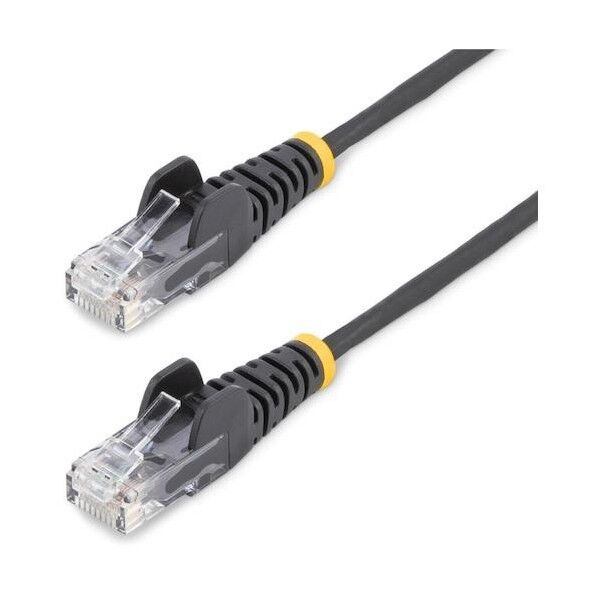 カテゴリ6 LANケーブル/1m/ブラック/極細タイプ/ハロゲンフリー/ツメ折れ防止機構付/CAT6 N6PAT100CMBKS 1本...