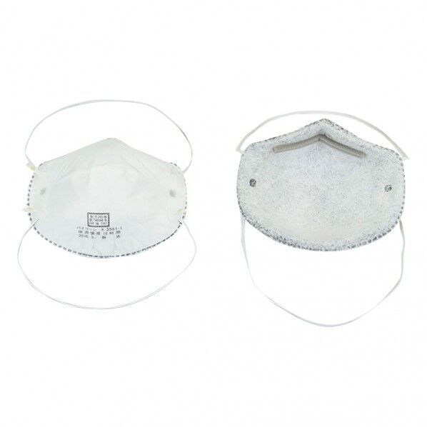 防塵マスク活性炭入り 2-8161-02 10枚