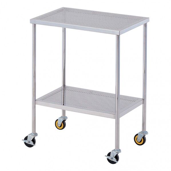 ステンレスパンチング導電ワゴン 600×400×800mm 2-7977-01 1