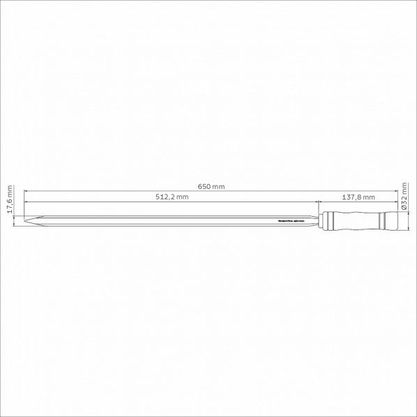 BBQスキュアー ダブル 65cm OTL2601 1本