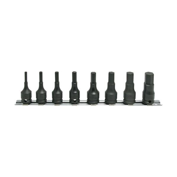 3/8(9.5mm)SQ. インパクトヘックスビットソケットレールセット 8ヶ組 RS13012M/8-L52 1点...