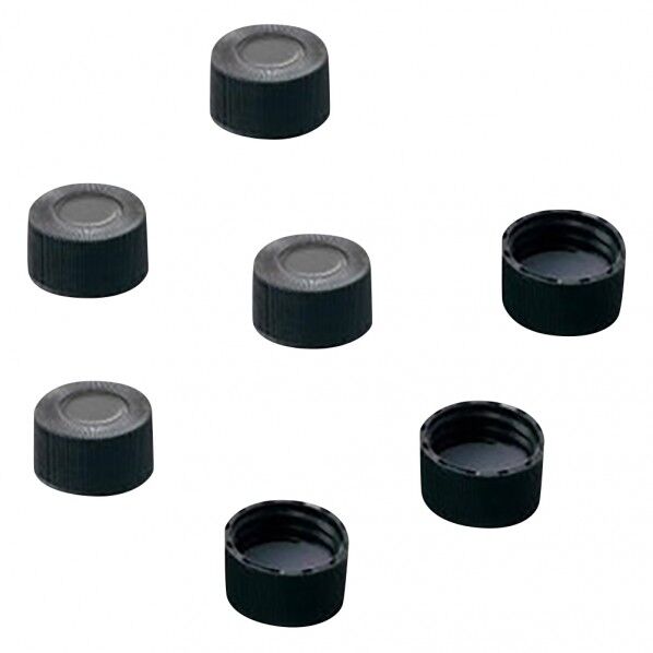 バイアル瓶用黒キャップ 100個入り