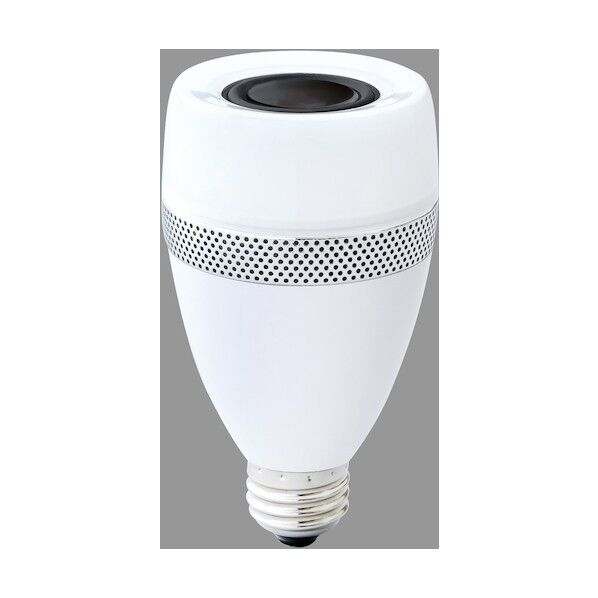 スピーカー付LED電球 E26 40形相当 電球色相当
