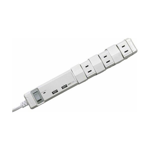 ファーゴ TAPKING USB AC12個口 3.4A USB 2ポート ホワイト ホワイト PT60112WH 1個