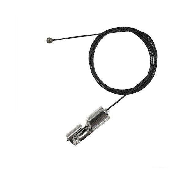 フクイキンゾクコウゲイ ボール式ミニワイヤー自在FIT ブラック 径1．2mm 長さ1．0m WR-8-B WR-8-B 1本