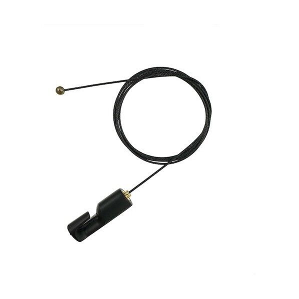 フクイキンゾクコウゲイ ボール式ミニワイヤー自在FIT ブラック/ブラック 径1．2mm 長さ1．0m WR-8-BB WR-8-BB 1本