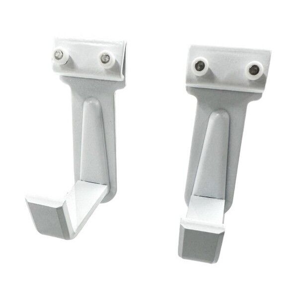 フクイキンゾクコウゲイ B.S壁用額受 30mm 白 F-0348 F-0348 1組