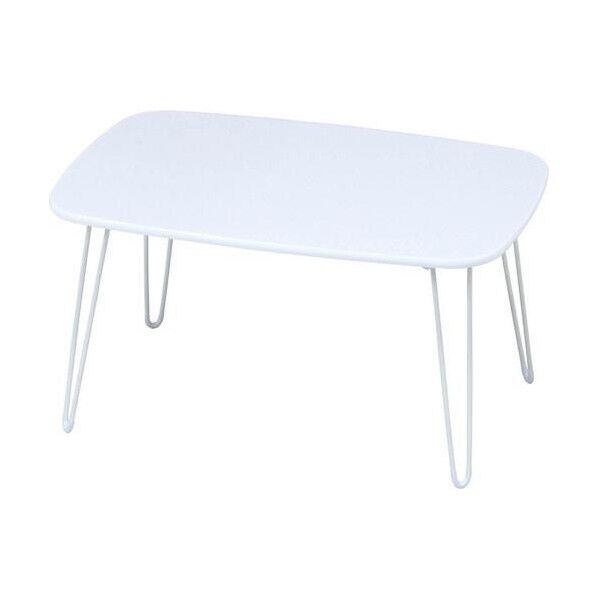 ※法人専用品※フジボウエキ 【在庫一掃セール】ドット柄ローテーブル WH 93217 0...
