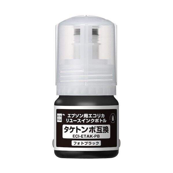 TAK-PB互換リユースインクボトル フォトブラック