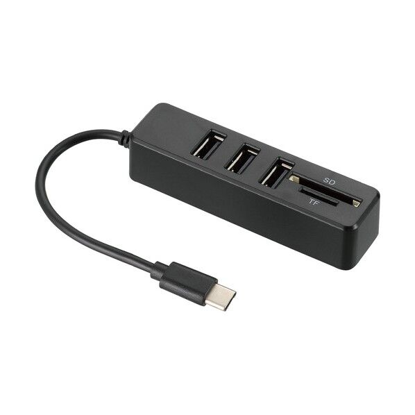 アーテック USB TypeCハブ(カードリーダー付) 91865 1個