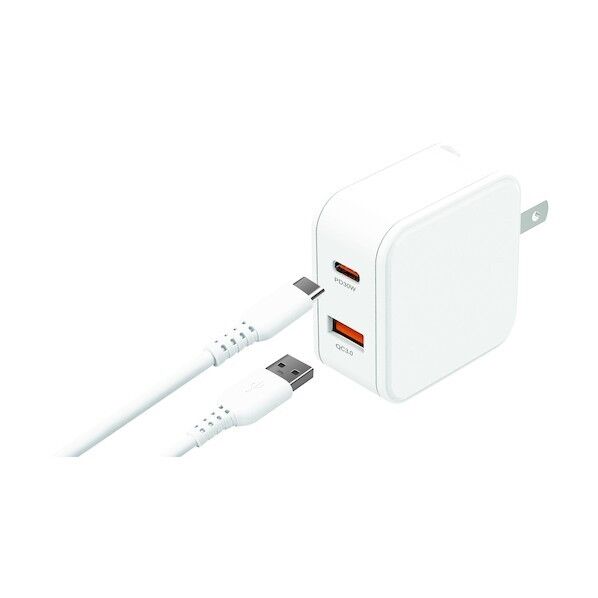 ACアダプター Type-C PD30W AポートQC型