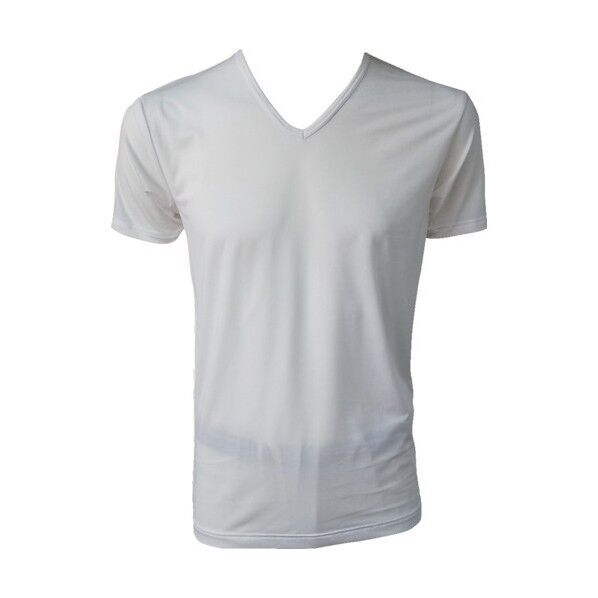 アズ BODY‐X FORWORK 放熱 半袖V首シャツ 白 M 白 9332-37M00 1着